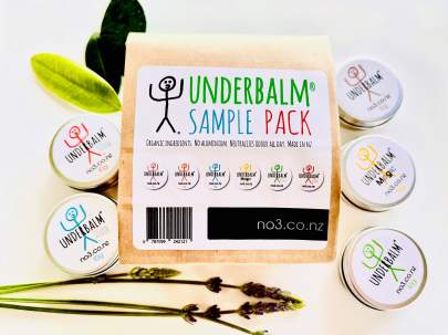 Underbalm Sample Pack natural deodorant